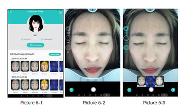 La machine d'analyseur d'appareil photo numérique soigne Skin Therapist Cosmetics
