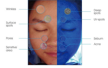 Pour le CE blanc FDA de docteur Professional Skin Analysis Facial de l'analyseur 3D de visage d'analyseur de miroir d'analyseur magique cosmétique de peau