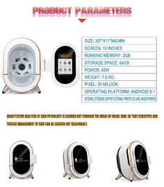 Analyseur professionnel multifonctionnel de peau, Portable d'analyseur d'humidité de peau