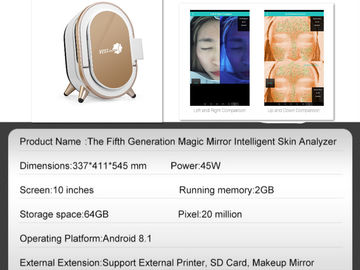 La machine à la maison 3d Digital d'analyse d'essai de cheveux de peau observent le matériel d'ABS