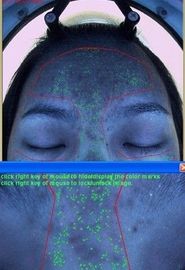 Machine d'analyseur de peau d'humidité de RVB, analyse d'humidité avec la fonction 3D