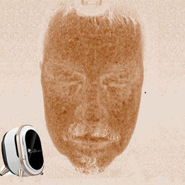 Les pores faciaux de machine d'analyse de peau de FCC de la CE donnent à la machine une consistance rugueuse UV d'analyseur de RVB