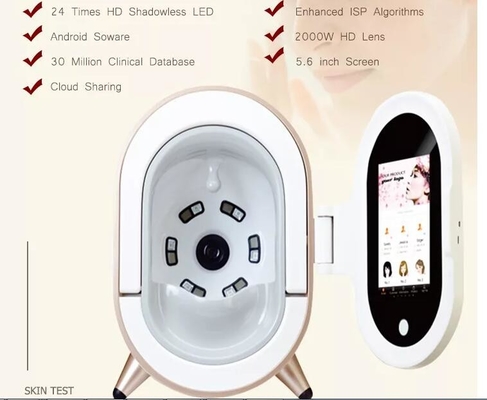Plate-forme spectrale multi d'Android de miroir de machine d'analyse de la peau 45W