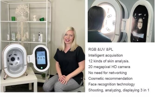 Analyseur futé UV de peau de RVB PL